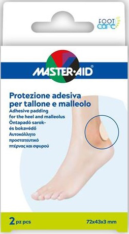 MASTER-AID FOOT CARE PROTEZIONE TALLONE/MALLEOLI 2 PEZZI - Farmacia-flash.it