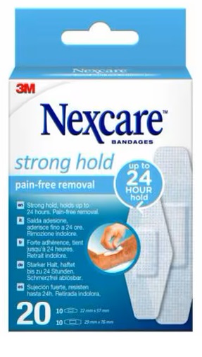 CEROTTO NEXCARE STRONG 360 GRADI 20 PEZZI ASSORTITI - Farmacia-flash.it