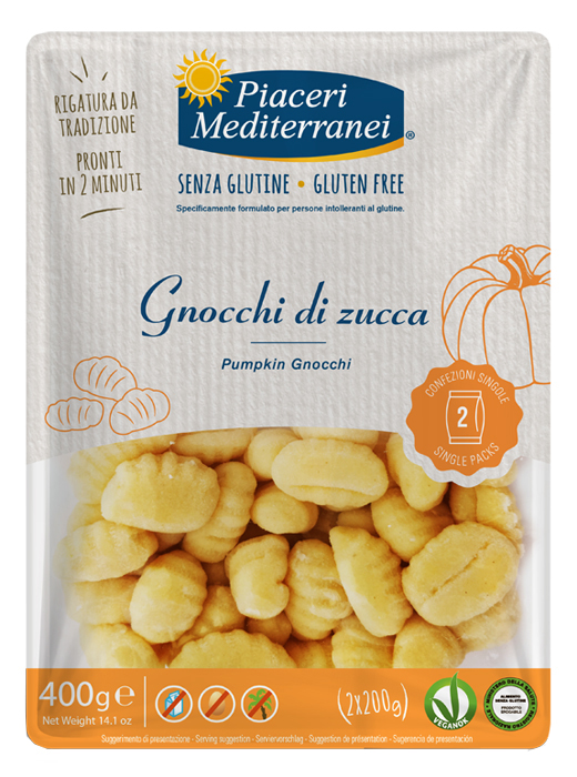 PIACERI MEDITERRANEI GNOCCHI DI ZUCCA 400 G - Farmacia-flash.it