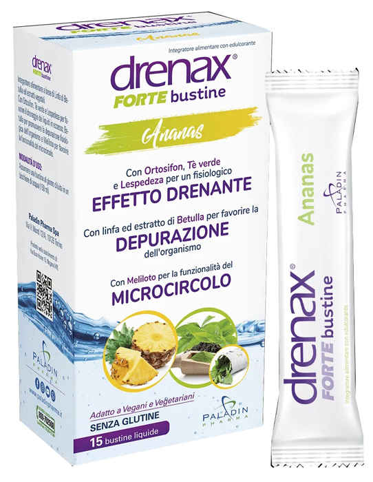 DRENAX FORTE ANANAS 15 STICK PACK - Farmacia-flash.it