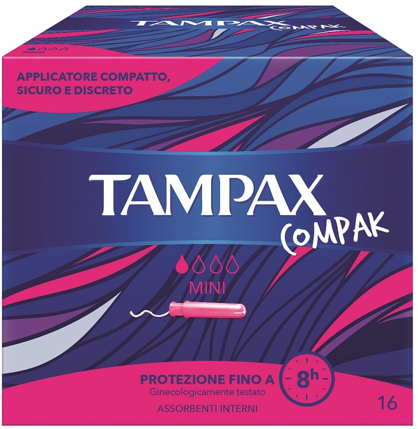 TAMPAX COMPAK ASSORBENTE INTERNO MINI 16 PEZZI - Farmacia-flash.it
