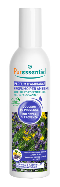 PURESSENTIEL PROFUMO AMBIENTE DOLCEZZA PROVENZA ECOCERT 90 ML - Farmacia-flash.it