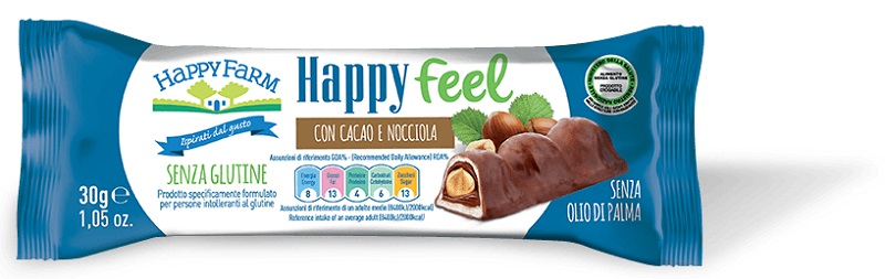 HAPPY FARM HAPPY FEEL CACAO E NOCCIOLA MONO 30 G - Farmacia-flash.it