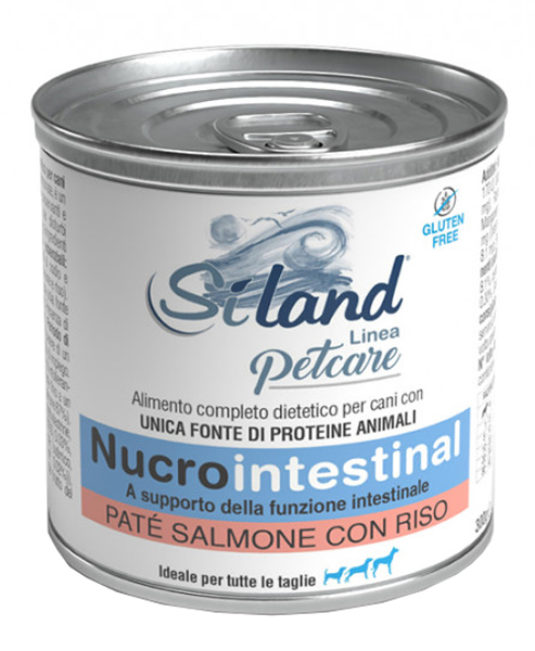 SILAND NUCROINTESTINAL UMIDO CANE SALMONE/RISO 300 G - Farmacia-flash.it