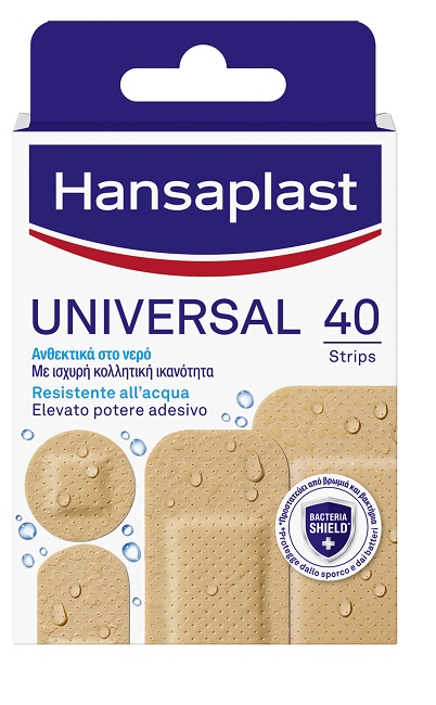 CEROTTO HANSAPLAST UNIVERSAL ASSORTITI 40 PEZZI - Farmacia-flash.it