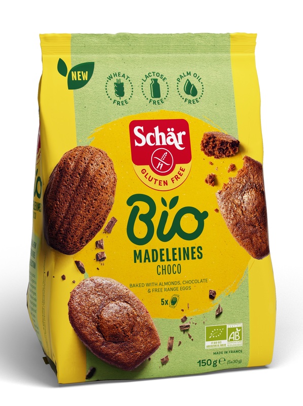 SCHAR BIO MADELEINES CHOCO 150 G - Farmacia-flash.it