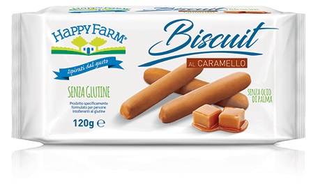HAPPY FARM BISCUIT CARAMELLO 120 G - Farmacia-flash.it