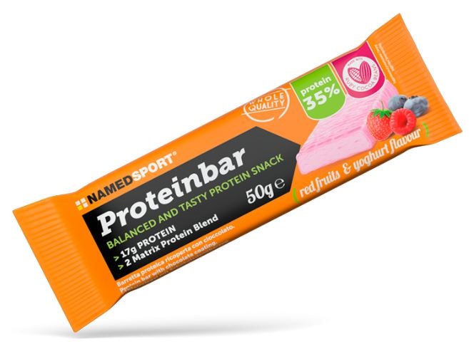 PROTEINBAR RED FRUITS & YOGHURT BARRETTA 50 G - Farmacia-flash.it