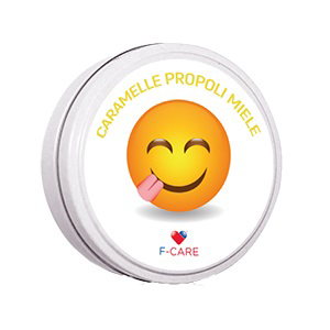 CARAMELLE F-CARE PROPOLI MIELE 40 G - Farmacia-flash.it