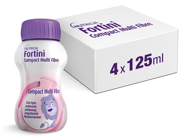 FORTINI COMPACT MULTI FIBRE FRAGOLA 4 PEZZI 125 G - Farmacia-flash.it