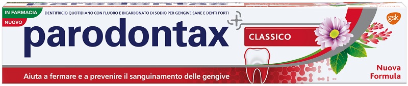 DENTIFRICIO PARODONTAX HERBAL CLASSIC 75 ML - Farmacia-flash.it