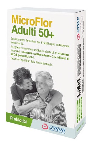 MICROFLOR ADULTI 50+ 30 CAPSULE - Farmacia-flash.it