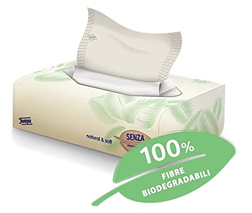 TEMPO BOX FAZZOLETTI NATURAL&SOFT 70 PEZZI - Farmacia-flash.it