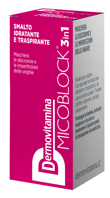 DERMOVITAMINA MICOBLOCK 3 IN 1 SMALTO IDRATANTE E TRASPIRANTE FUCSIA 5 ML - Farmacia-flash.it