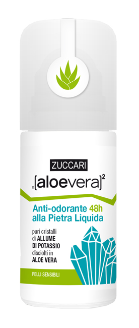 ALOEVERA2 ANTIODORE PIETRA LIQUIDO ROLL ON 50 ML - Farmacia-flash.it