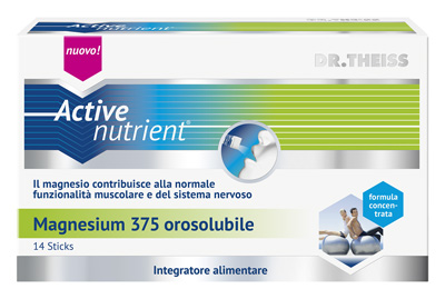 THEISS ACTIVE NUTRIENT MAGNESIUM 375 14 STICK OROSOLUBILI - Farmacia-flash.it