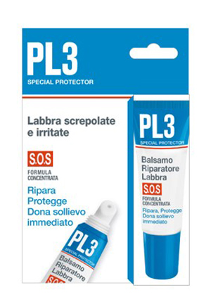 PL3 BALSAMO RIPARATORE LABBRA SOS CON ASTUCCIO 7,5 ML - Farmacia-flash.it
