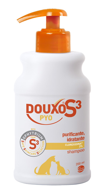 DOUXO S3 PYO SHAMPOO FLACONE 200 ML - Farmacia-flash.it
