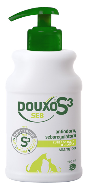 DOUXO S3 SEB SHAMPOO FLACONE 200 ML - Farmacia-flash.it