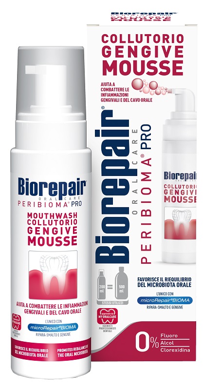 BIOREPAIR PERIBIOMA MOUSSE COLLUTORIO 200 ML - Farmacia-flash.it