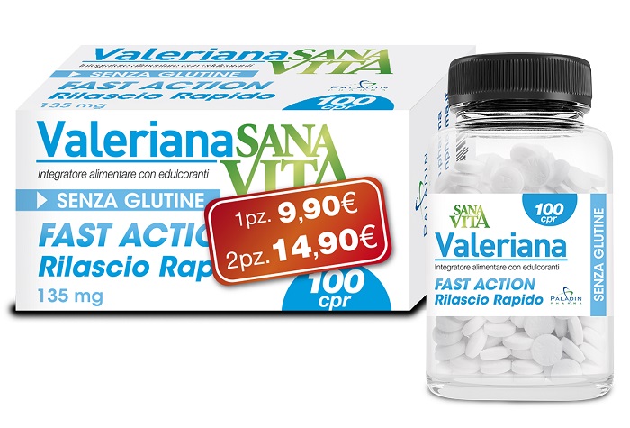 SANAVITA VALERIANA 100 COMPRESSE - Farmacia-flash.it