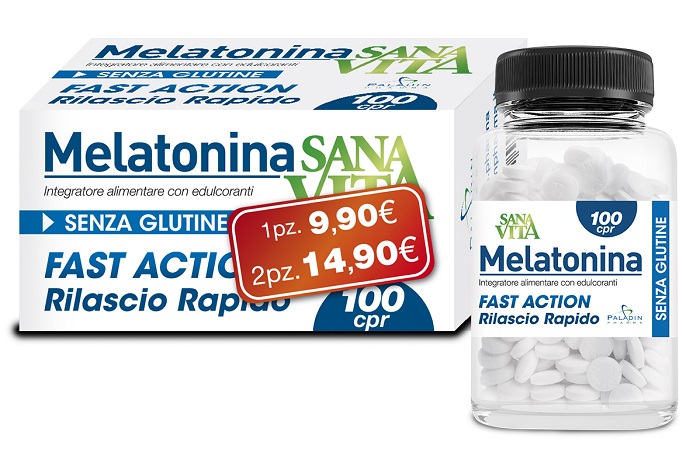SANAVITA MELATONINA 100 COMPRESSE - Farmacia-flash.it