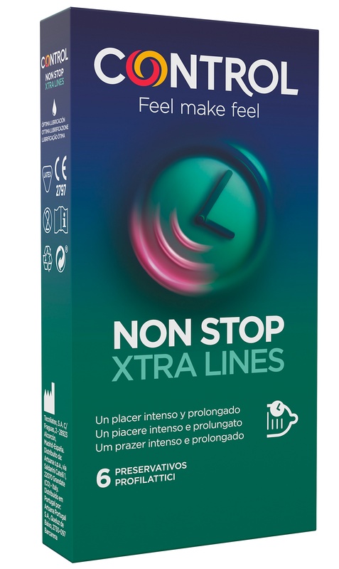 CONTROL NON STOP XTRA LINES 6 PEZZI - Farmacia-flash.it
