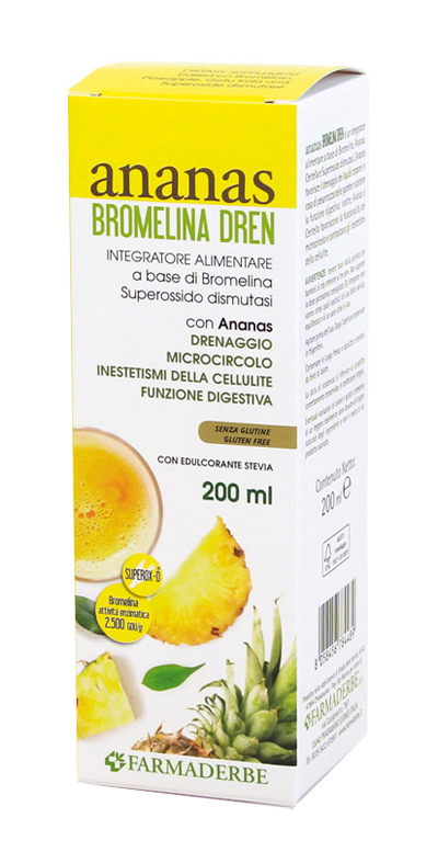 ANANAS BROMELINA DREN 200 ML - Farmacia-flash.it