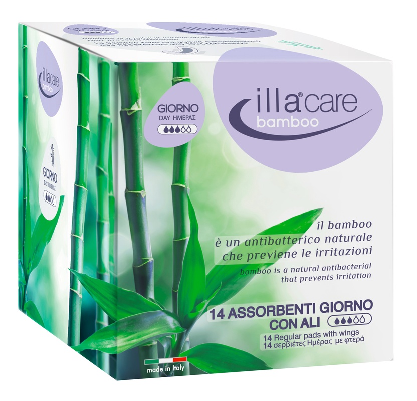 ILLA CARE BAMBOO ASSORBENTE GIORNO 14 PEZZI - Farmacia-flash.it