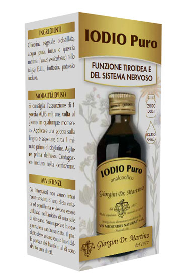 IODIO PURO ANALCOLICO 100 ML - Farmacia-flash.it