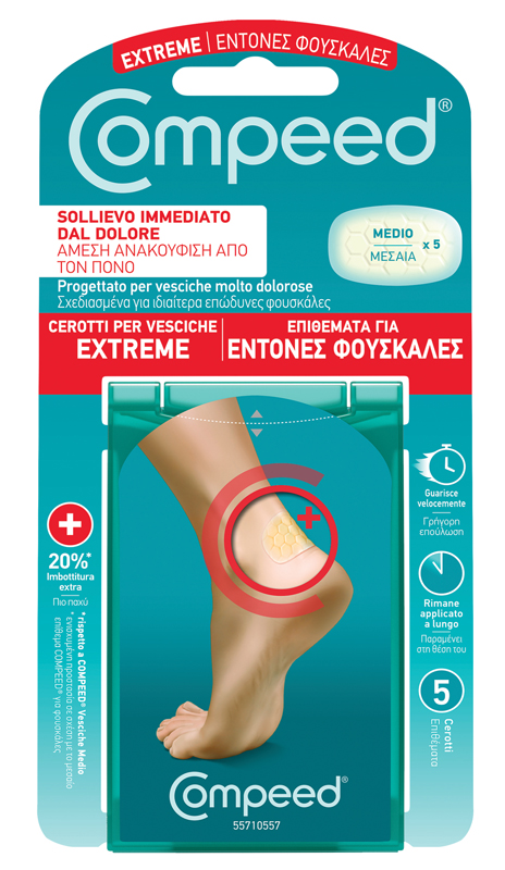 COMPEED CEROTTI PER VESCICHE EXTREME 5 PEZZI - Farmacia-flash.it
