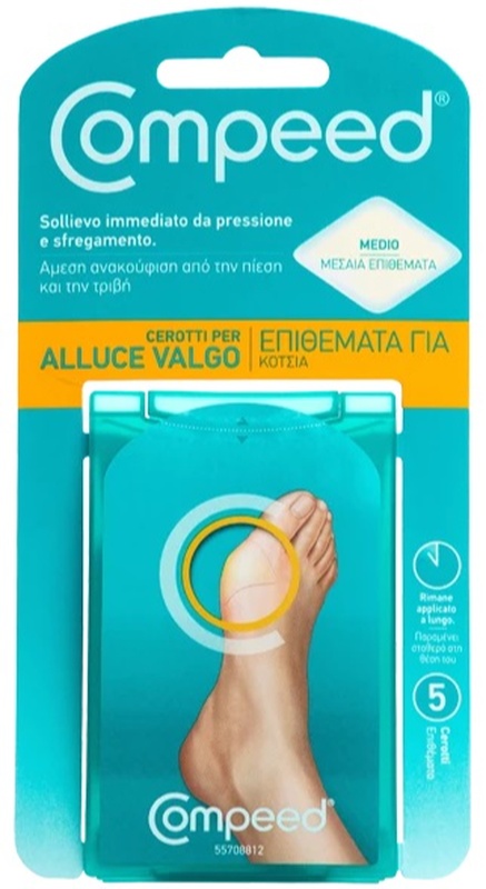 COMPEED CEROTTI PER ALLUCE VALGO 5 PEZZI - Farmacia-flash.it