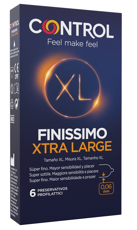 CONTROL FINISSIMO ORIGINAL XL 6 PEZZI - Farmacia-flash.it