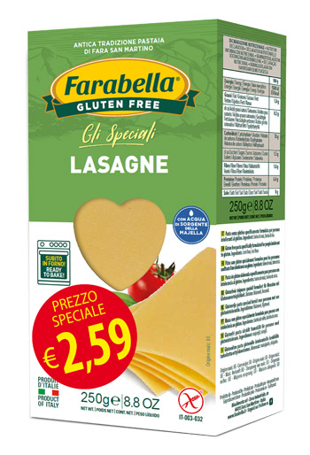FARABELLA LASAGNA PROMO 250 G X 6 PEZZI - Farmacia-flash.it