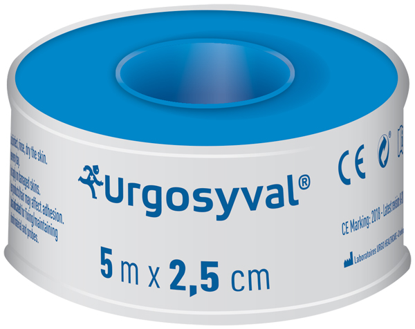 CEROTTO IN ROCCHETTO URGO URGOSYVAL 5 M X 2,5 CM - Farmacia-flash.it