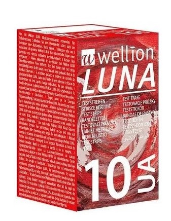 WELLION STRISCE PER LA DETERMINAZIONE DELL'ACIDO URICO 10 PEZZI - Farmacia-flash.it