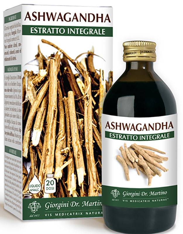 ASHWAGANDHA ESTRATTO INTEGRALE 200 ML - Farmacia-flash.it