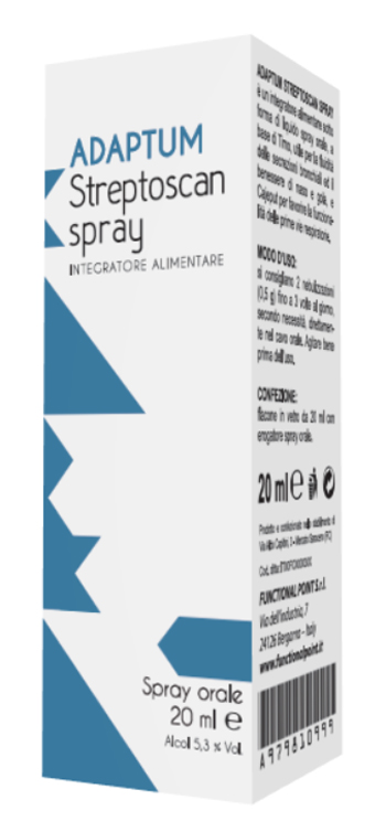 ADAPTUM STREPTOSCAN SPRAY 20 ML - Farmacia-flash.it