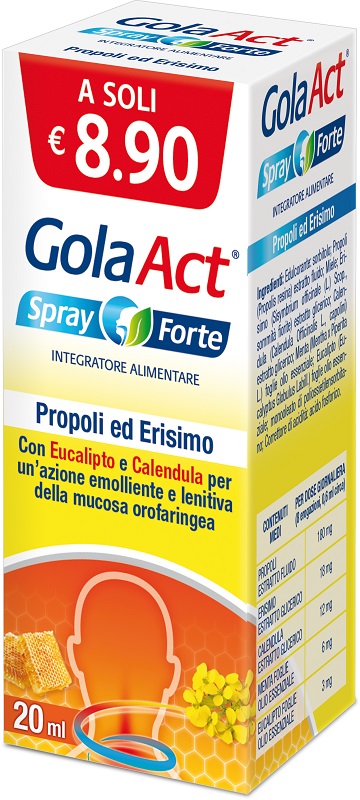 GOLA ACT SPRAY FORTE 20 ML - Farmacia-flash.it