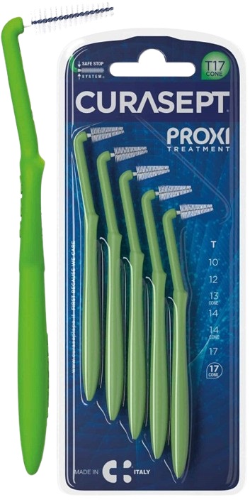 CURASEPT PROXI ANGLE P09 VERDE CHIARO/LIGHT GREEN 5 PEZZI - Farmacia-flash.it