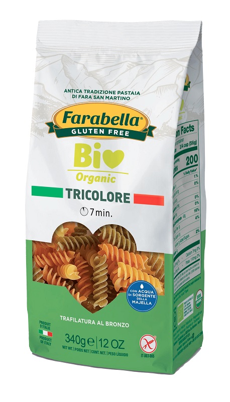 FARABELLA BIO FUSILLI TRICOLORE 340 G - Farmacia-flash.it