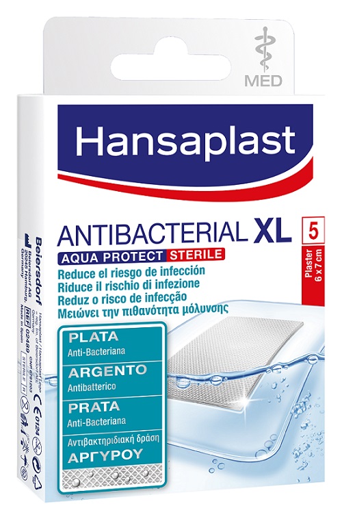 HANSAPLAST AQUA PROTECT EXTRA LARGE SILVER 5 PEZZI - Farmacia-flash.it