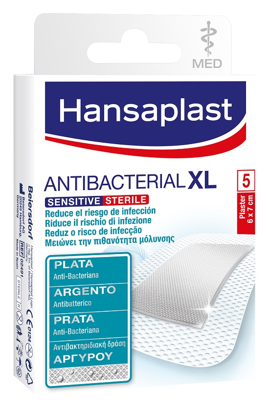 HANSAPLAST SENSITIVE EXTRA LARGE SILVER 5 PEZZI - Farmacia-flash.it