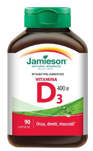 JAMIESON VITAMINA D 400 90 COMPRESSE - Farmacia-flash.it