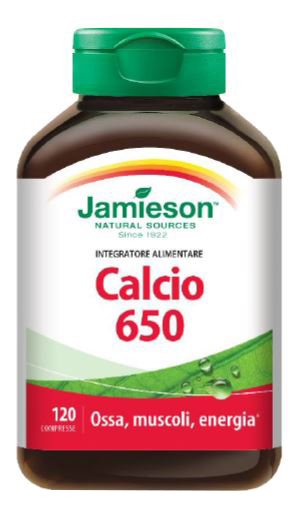 JAMIESON CALCIO 650 120 COMPRESSE - Farmacia-flash.it