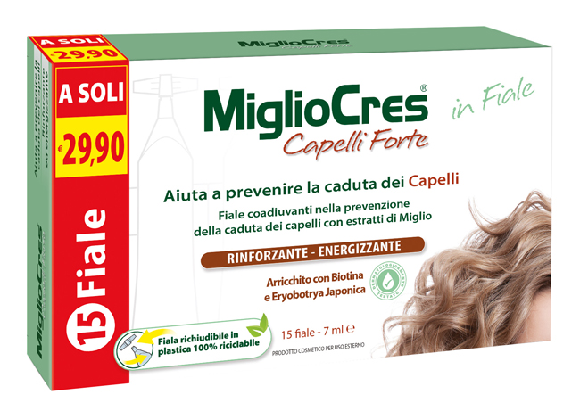 MIGLIOCRES CAPELLI FORTE FIALE 105 ML - Farmacia-flash.it