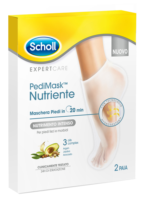 SCHOLL EXPERTCARE PEDIMASK NUTRIENTE 3 OILS COMPLEX - Farmacia-flash.it