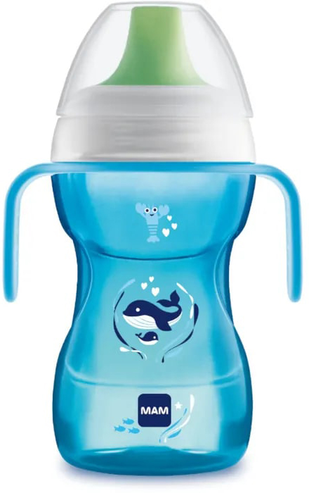 MAM TAZZA FUN TO DRINK CAPACITA' 270 ML MASCHIO 1 PEZZO - Farmacia-flash.it