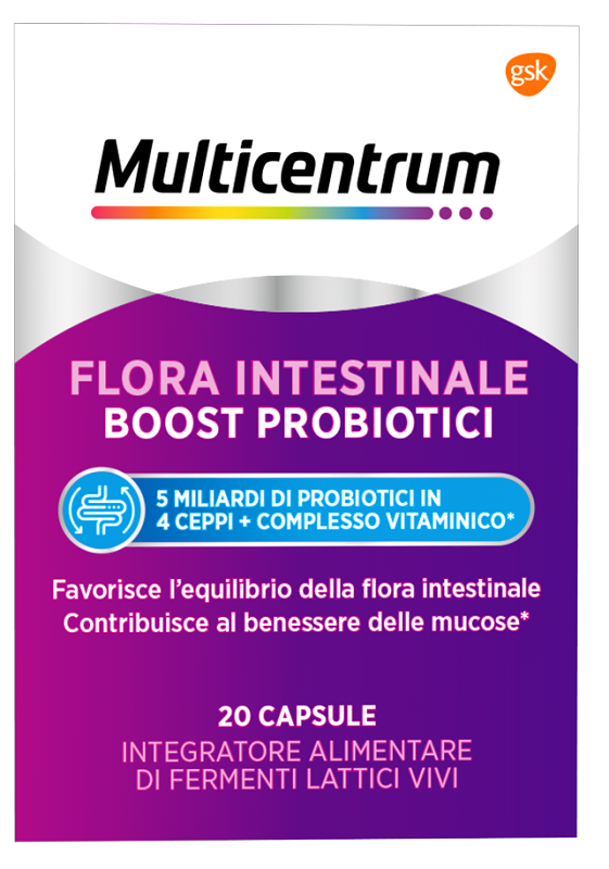 MULTICENTRUM DUOBIOTICO 20 CAPSULE - Farmacia-flash.it