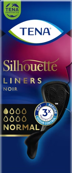 PROTEGGI SLIP NERO INCONTINENZA LEGGERA TENA SILHOUETTE NOIR NORMAL 26 PEZZI - Farmacia-flash.it